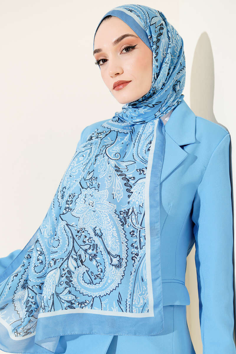 Paisley Motifli Soft Şal