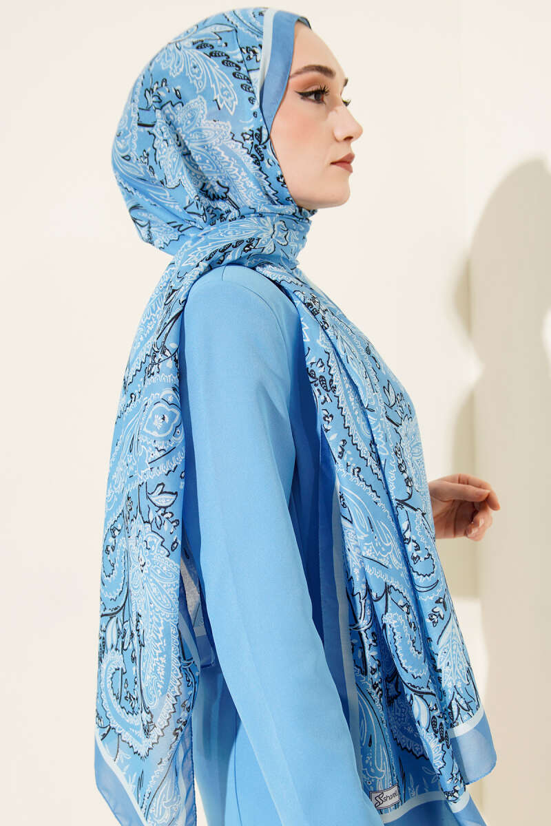 Paisley Motifli Soft Şal
