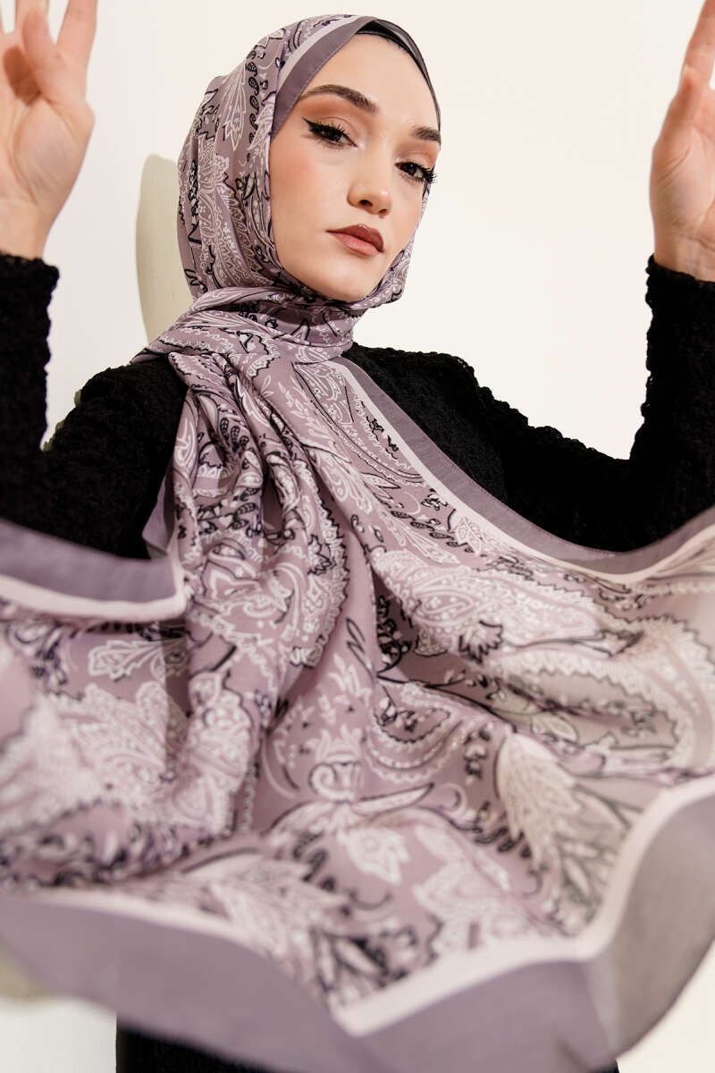 Paisley Motifli Soft Şal