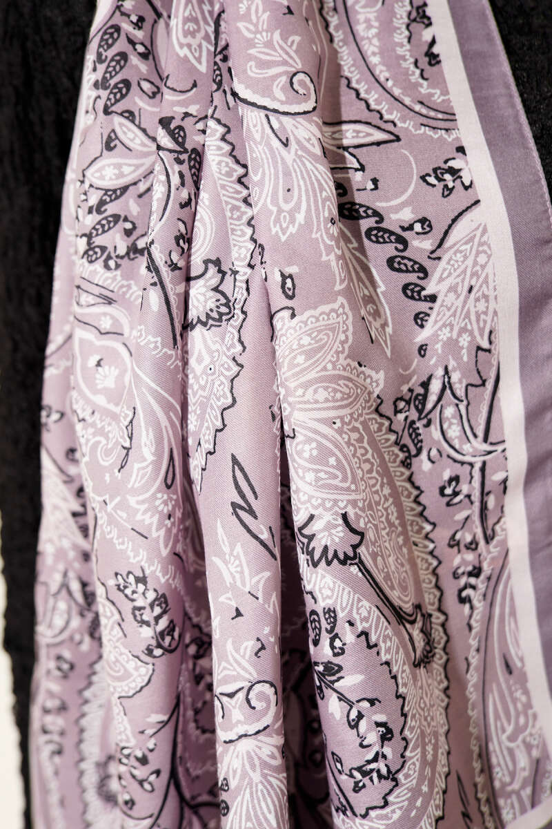 Paisley Motifli Soft Şal