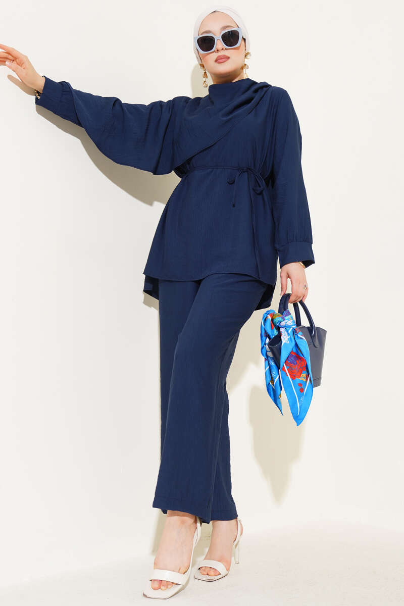Tunic Double Set With Cape Detail