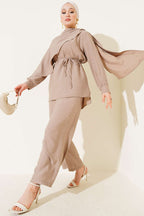 Tunic Double Set With Cape Detail