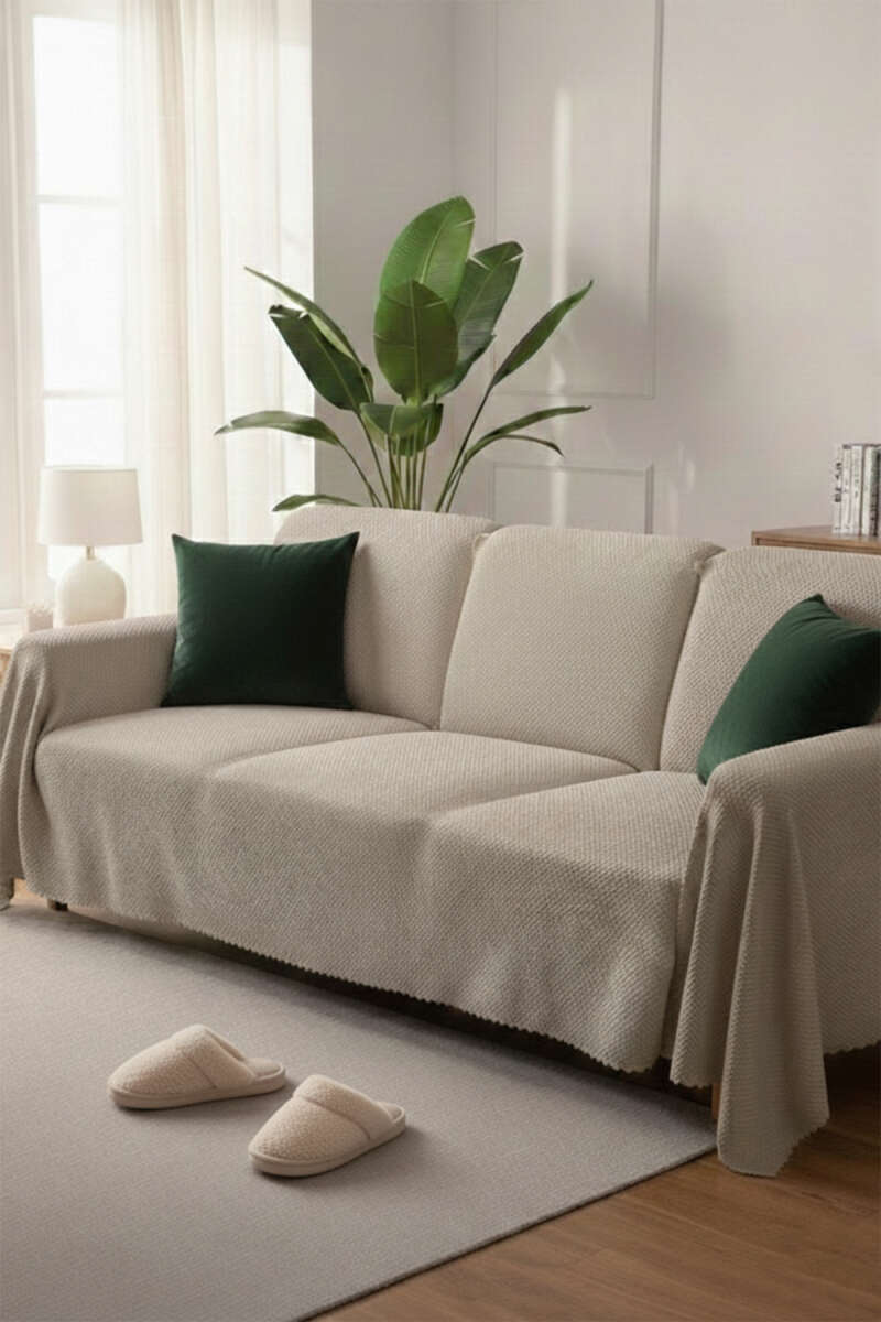 Plush Sofa Cover