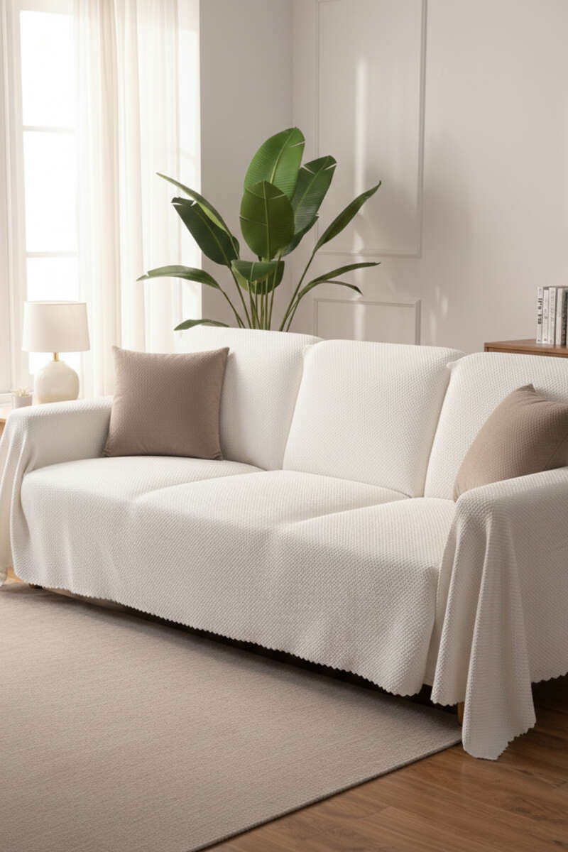 Plush Sofa Cover