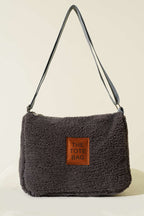 Peluş Omuz Askılı Tote Çanta