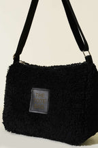 Peluş Omuz Askılı Tote Çanta