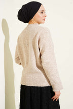 Penguin Printed Soft Knitted Sweater