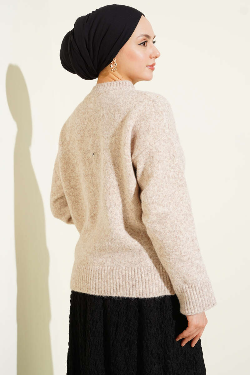 Penguin Printed Soft Knitted Sweater