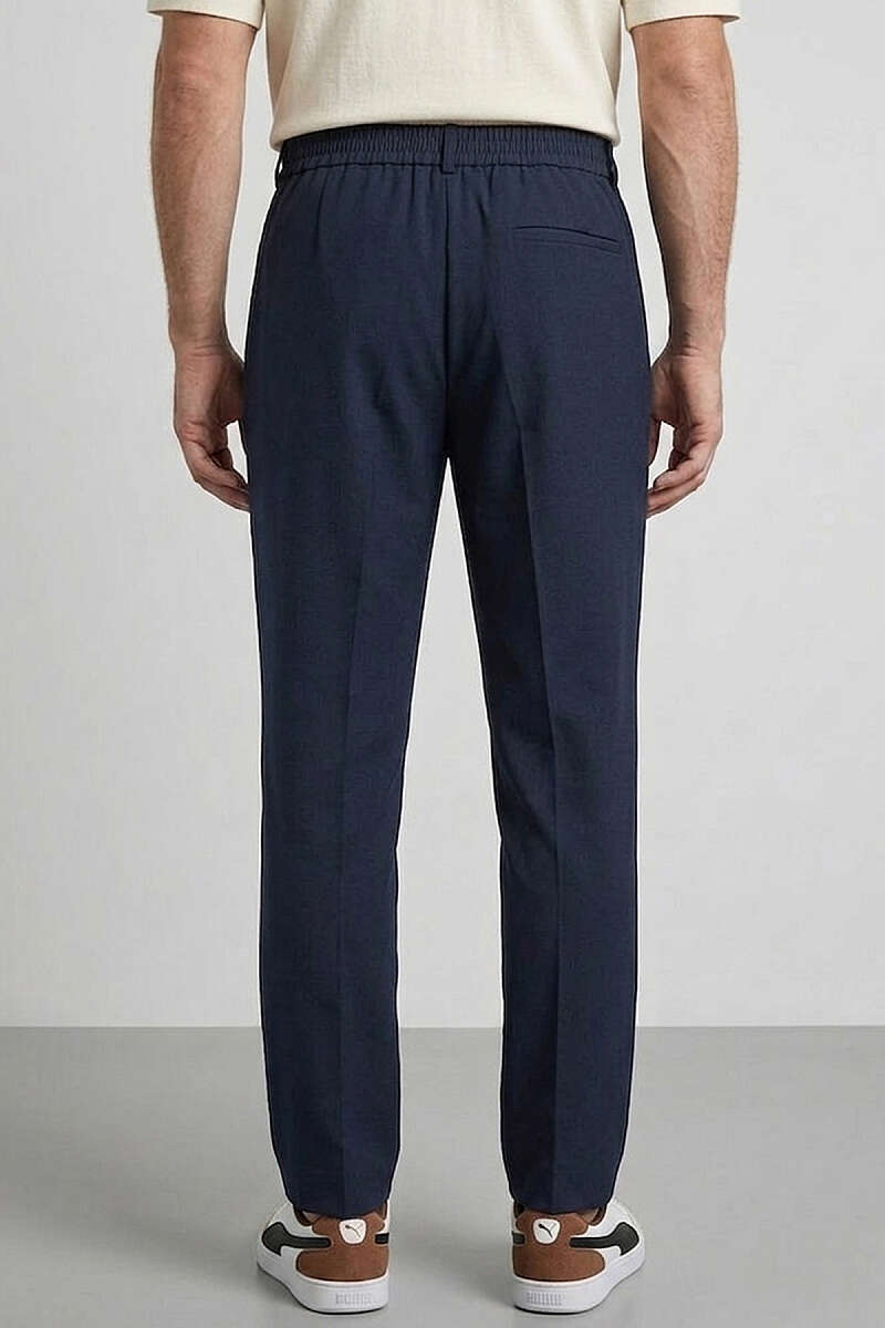 Pensli Erkek Baggy Erkek Kumaş Pantolon Lacivert