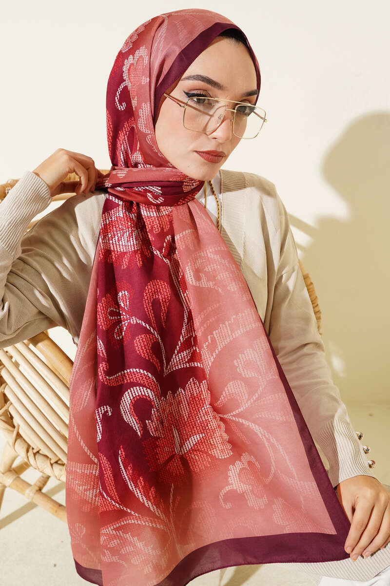 Piksel Paisley Desen Şal