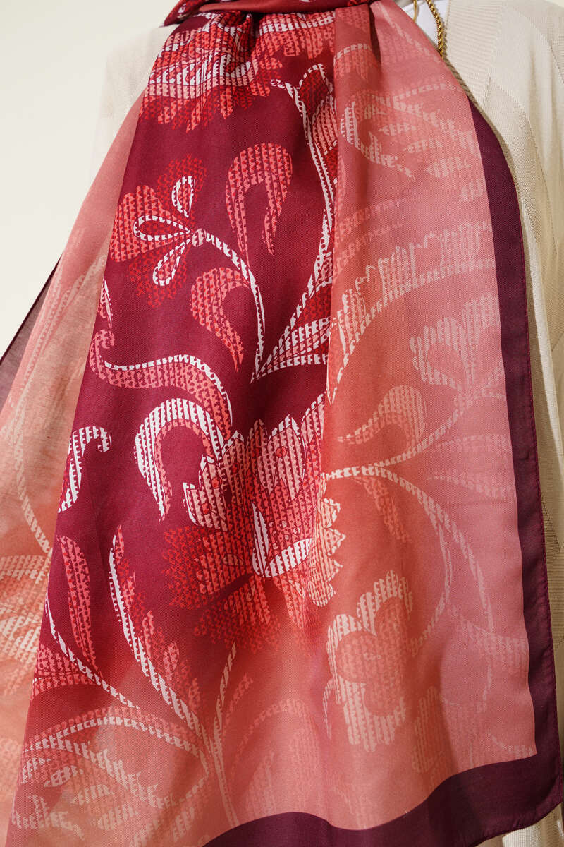 Piksel Paisley Desen Şal