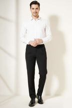Men's Pleated Elastic Waist Trousers