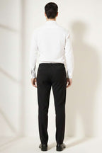 Men's Pleated Elastic Waist Trousers