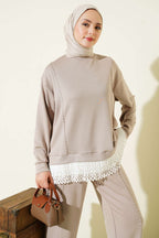 Pleated Garment Double Set