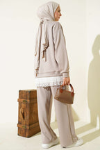 Pleated Garment Double Set
