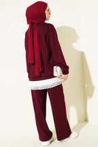 Pleated Garment Double Set