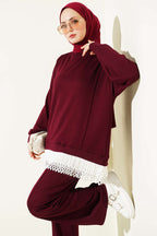 Pleated Garment Double Set
