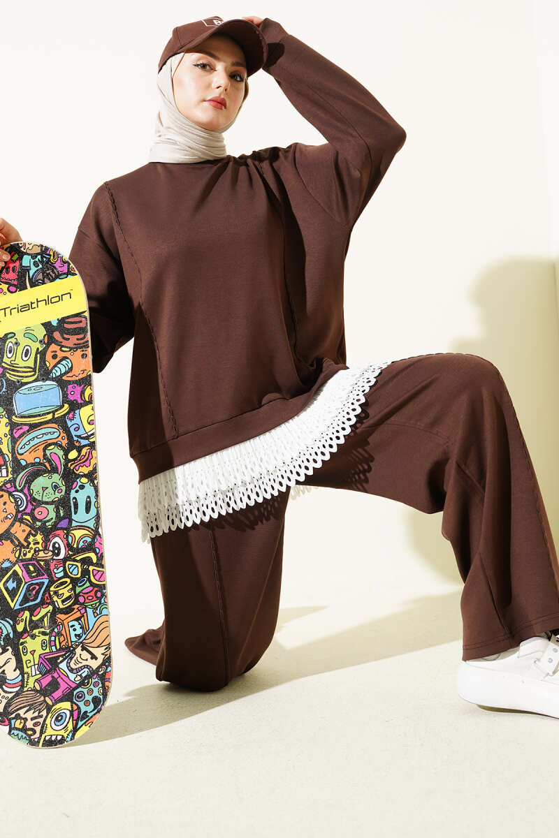Pleated Garment Double Set