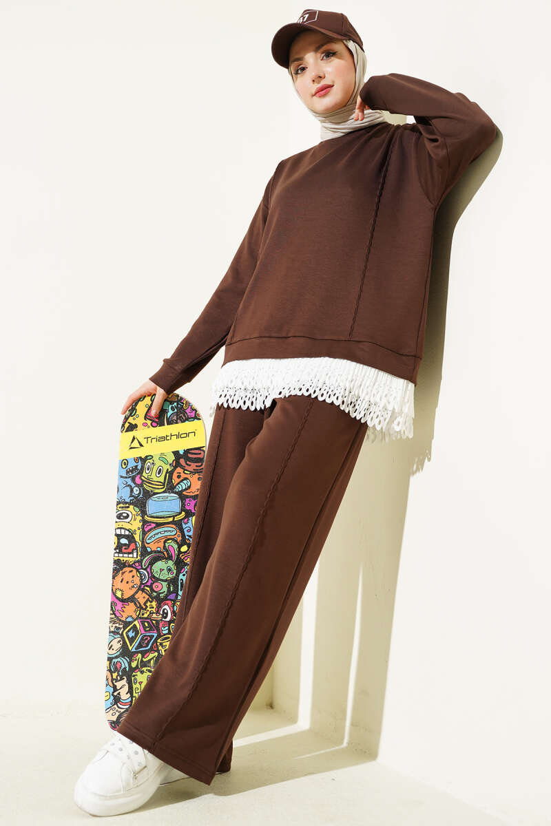 Pleated Garment Double Set