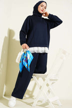 Pleated Garment Double Set