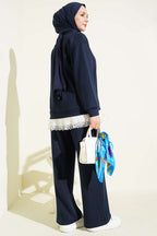 Pleated Garment Double Set
