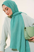 Pleated Cotton Shawl