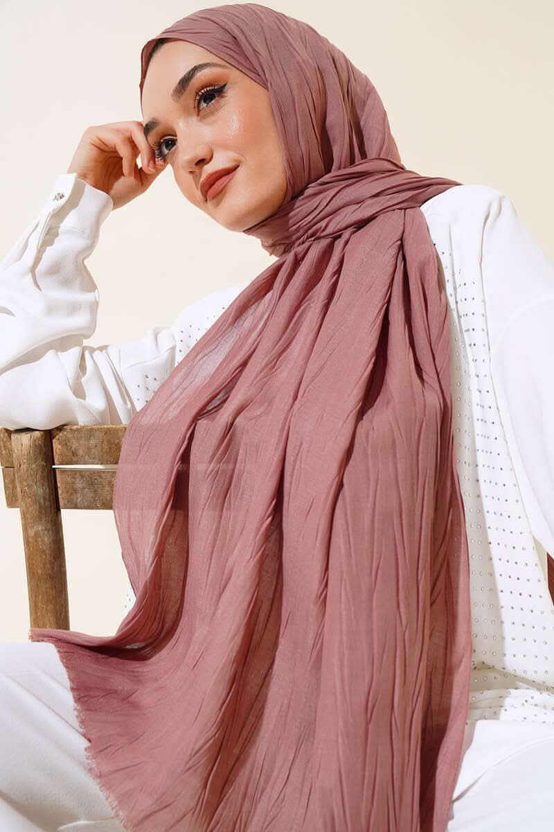 Pleated Cotton Shawl