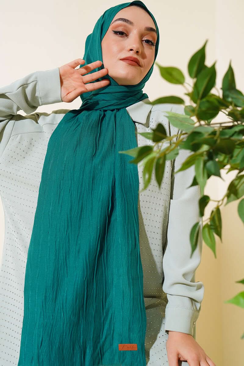 Pleated Cotton Shawl
