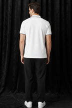 Polo Gizli Fermuarlı Erkek T-shirt