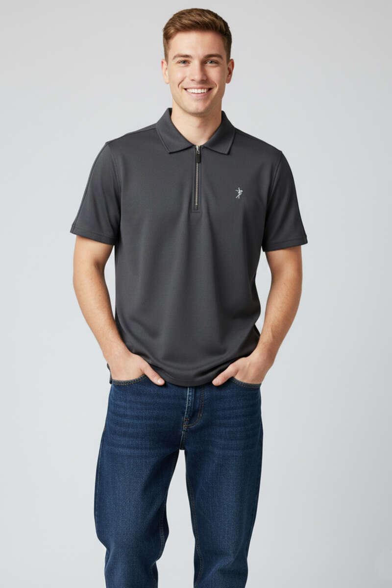 Polo Yaka Armalı Erkek T-shirt