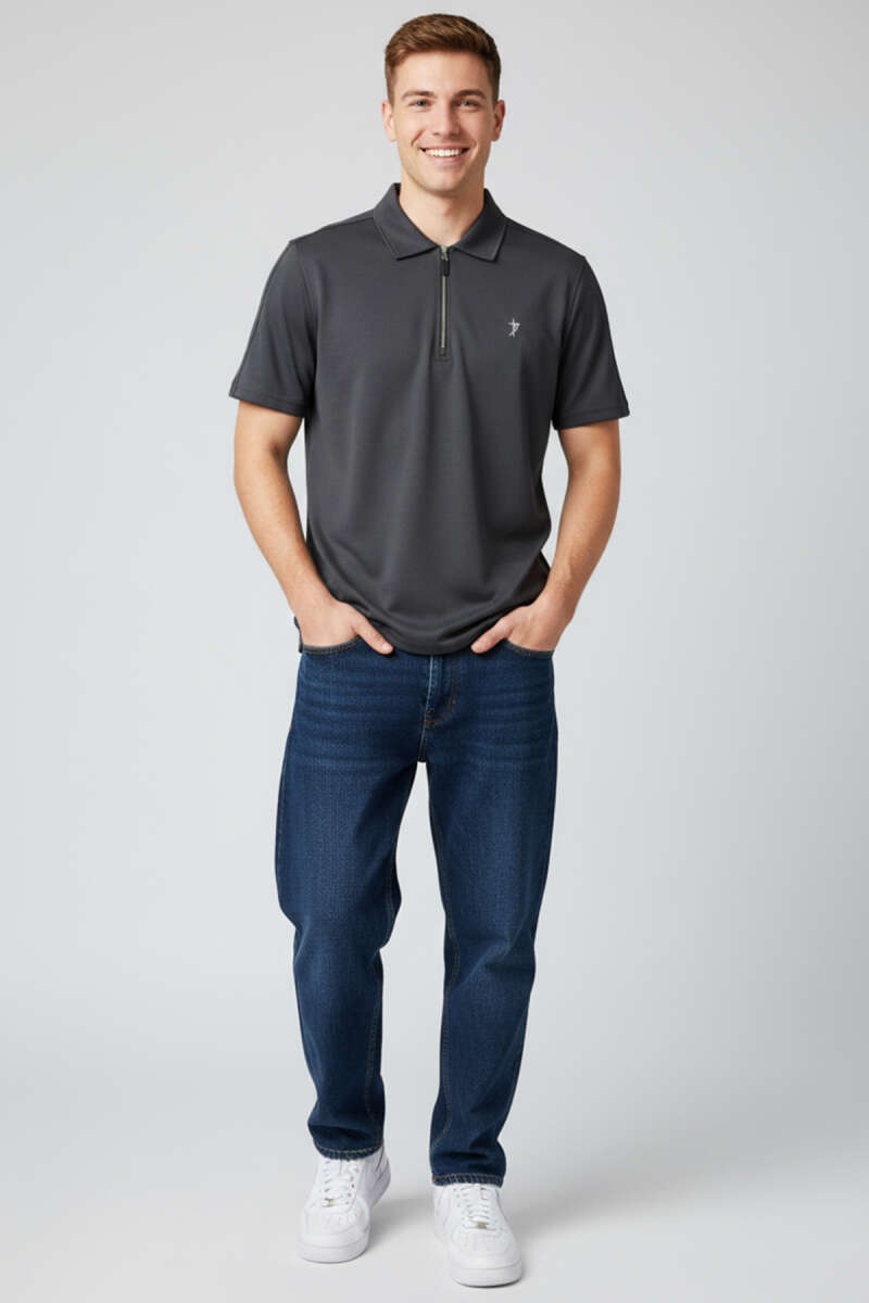 Polo Yaka Armalı Erkek T-shirt