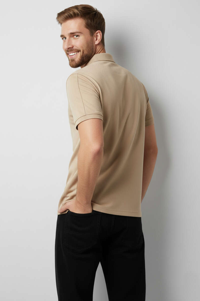 Polo Yaka Armalı Erkek T-shirt