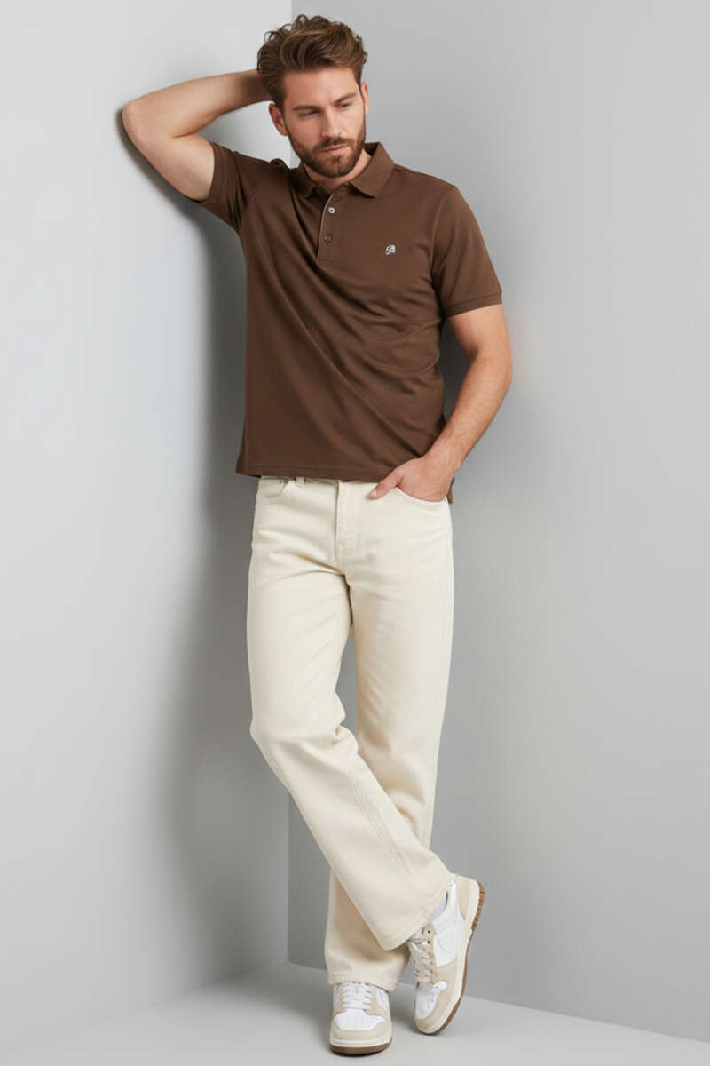 Polo Yaka Armalı Erkek T-shirt