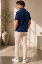 Polo Yaka Basic Fermuarlı T-shirt