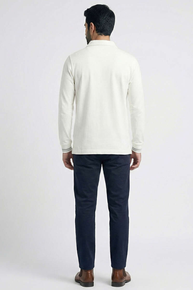 Polo Yaka Cepli Erkek Sweatshirt