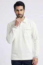 Polo Yaka Cepli Erkek Sweatshirt