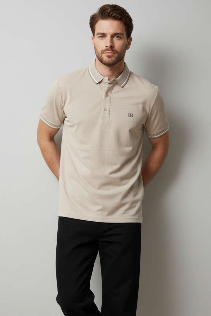 Polo Yaka Çıtçıtlı Erkek T-shirt