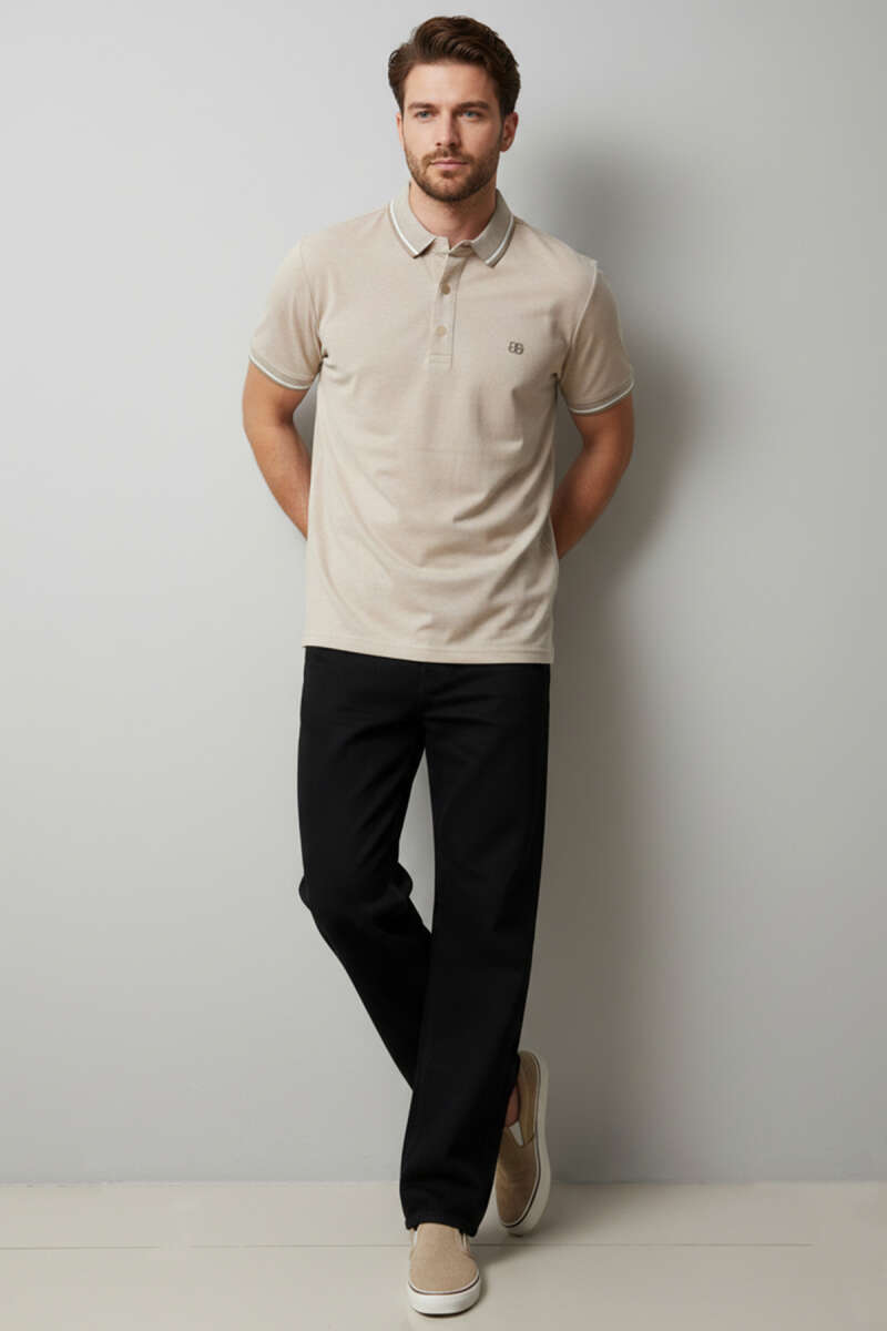 Polo Yaka Çıtçıtlı Erkek T-shirt