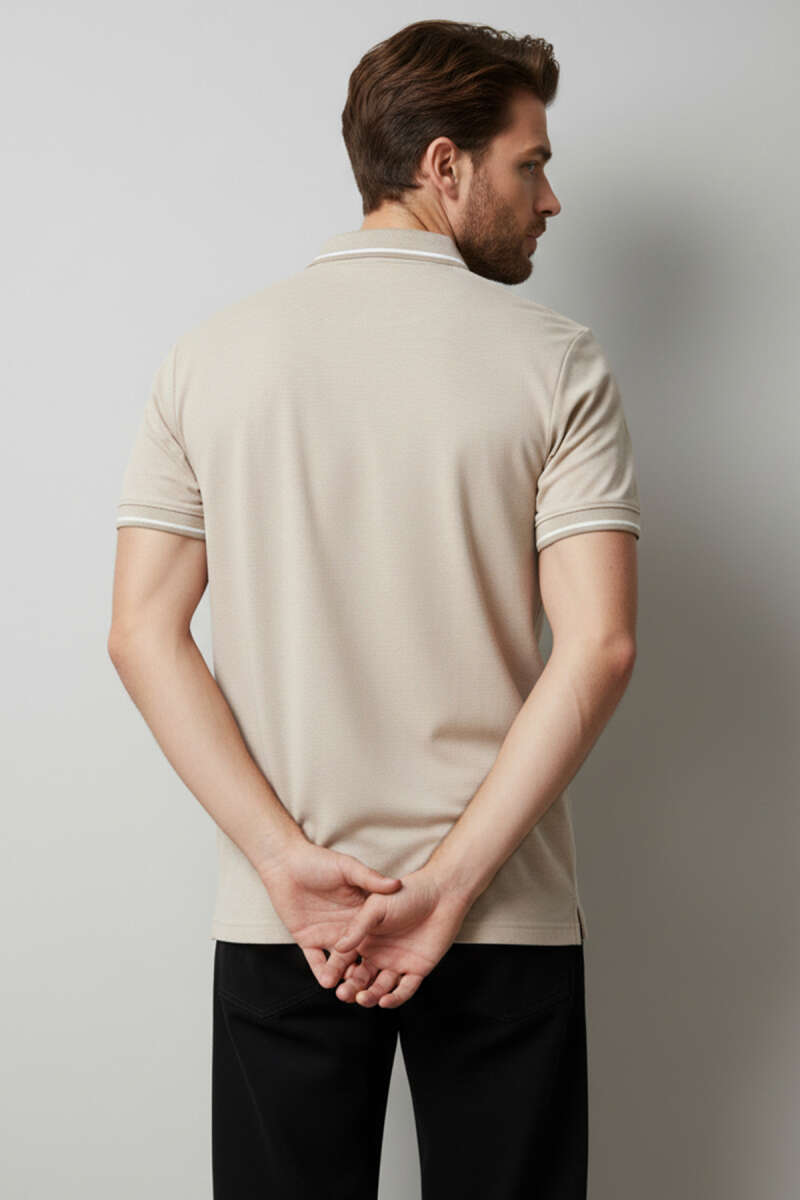 Polo Yaka Çıtçıtlı Erkek T-shirt