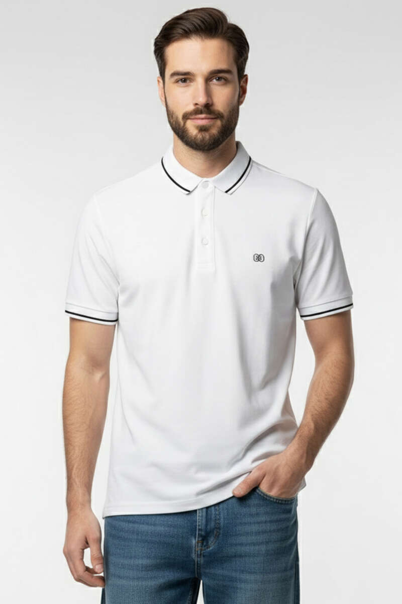 Polo Yaka Çıtçıtlı Erkek T-shirt
