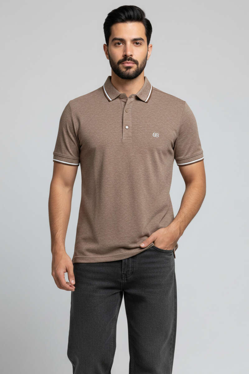 Polo Yaka Çıtçıtlı Erkek T-shirt