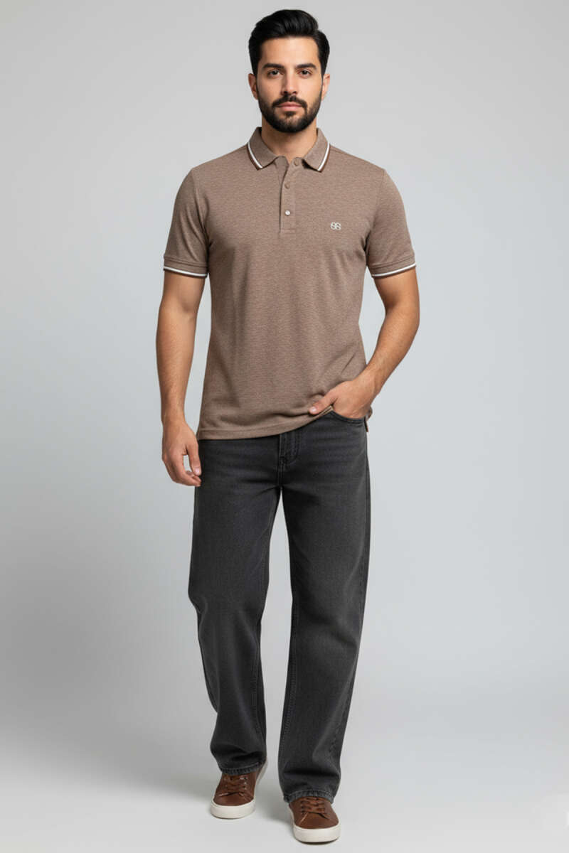 Polo Yaka Çıtçıtlı Erkek T-shirt