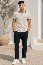 Polo Yaka Çizgili Erkek T-shirt