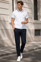Polo Yaka Çizgili Erkek T-shirt
