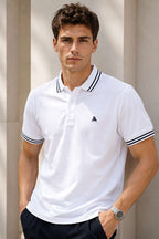 Polo Yaka Çizgili Erkek T-shirt