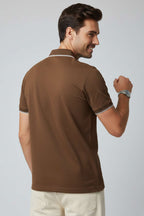 Polo Yaka Düğmeli Basic Erkek T-shirt