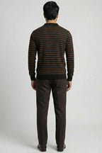 Polo Yaka Fermuarlı Erkek Sweatshirt