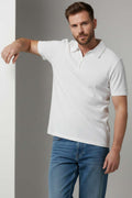 Polo Yaka Fermuarlı Erkek T-shirt