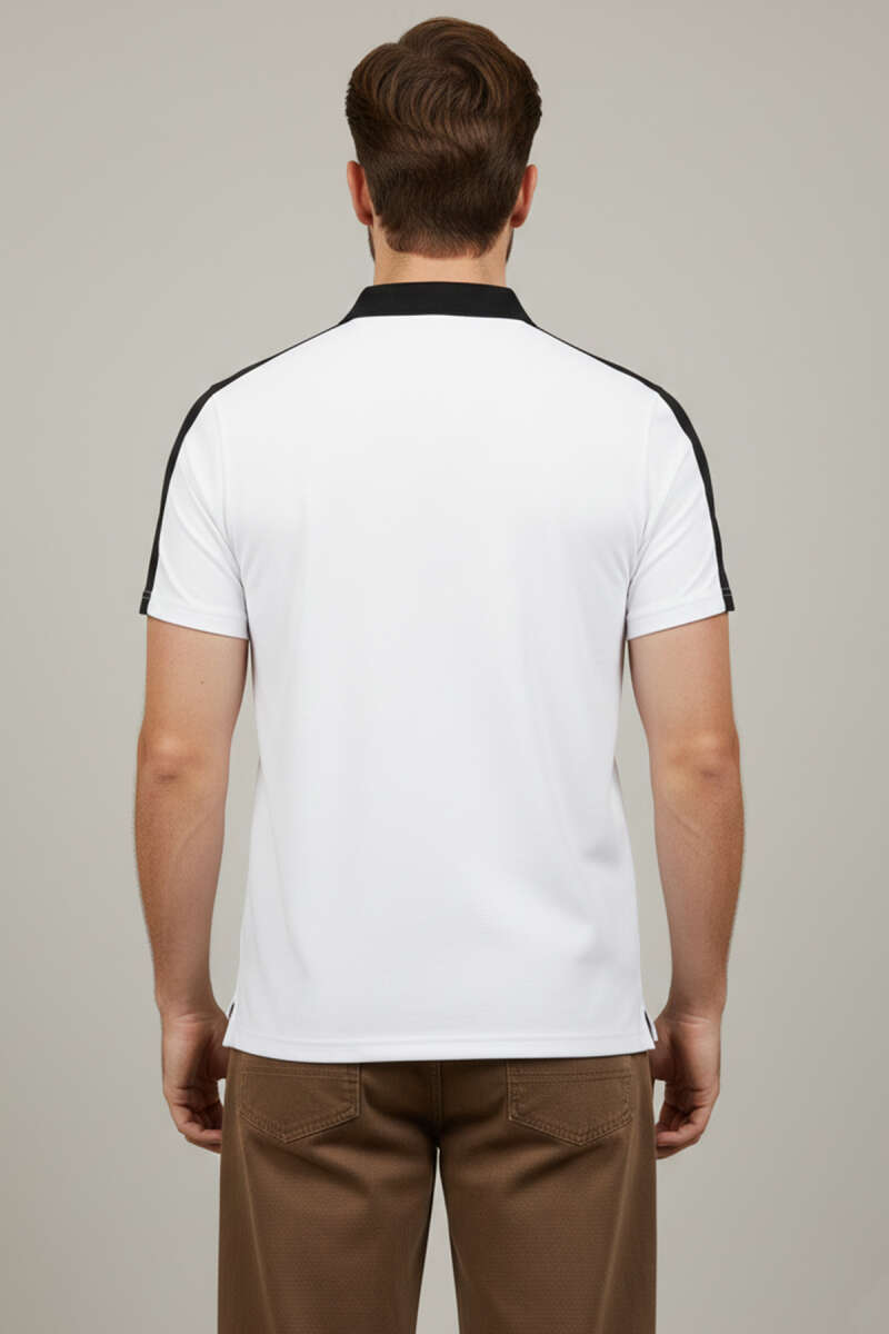 Polo Yaka Garnili Erkek T-shirt
