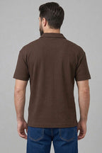 Polo Yaka Im Possible Baskılı Erkek T-shirt